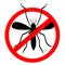 Anti  mosquito symbol vector