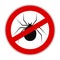 Anti spider sign -