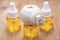 Anti-stress and calming plug-in diffuser with two refill bottles. Used for pets, including dogs, cats, rabbits, rodents