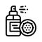 Antibacteria Spray Kill Microbe Vector Sign Icon