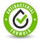 Antibacterial formula vector icon