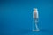 Antibacterial transparent hand sanitizer gel in a plastic bottle