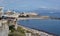 Antibes beach, walls, Marina & Nice