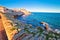 Antibes historic old town seafront and landmarks view