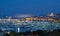 Antibes by night on the French Riviera