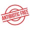Antibiotic Free rubber stamp