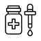 Antibiotic Vector Icon easily modify.