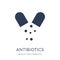 Antibiotics icon. Trendy flat vector Antibiotics icon on white b