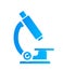 Antibodies microscope colorful icon