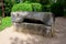 Antic tomb in the Botanical garden in Cluj Napoca, Transylvania.