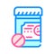 antidepressant drugs package color icon vector illustration