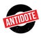 Antidote rubber stamp