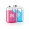 Antifreeze on white vector