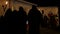 ANTIGNANO, ITALY - APRIL 14, 2017: Via Crucis Way of the Cross. Representation of passion of Christ on April 14, 2017