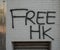 Antigovernment slogans sprayed all over Hong Kong