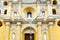 Antigua City, Guatemala. San Jose cathedral at Plaza Mayor square. UNESCO site