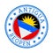 Antigua Reopening Stamp.