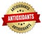 antioxidants 3d gold badge