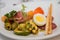 Antipasti Plate with Boiled Egg