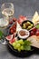 Antipasto plate. Appetizer board