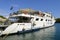 Antipaxos harbour Corfu cruises ferry