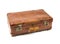 Antiquated and used suitcase