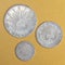 Antique 1800`s Silver Coins From Mexico