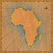 Antique Africa Map