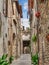 Antique alley in Bevagna, Umbria, Italy