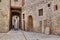Antique alley in Spoleto, Umbria, Italy