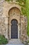 Antique arabic arch and door in Toledo, Spain