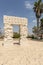 Antique arch and Blooming garden in Jaffa, Israel