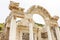 Antique arch in Ephesus. Beautiful old preserved building