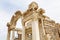 Antique arch in Ephesus. Beautiful old preserved building