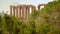 Antique architecture monument, columns of Olympian Zeus Temple seen at distance