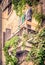 Antique balcony in Tuscany