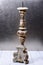 Antique Baroque Wooden Candlestick