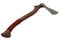 Antique battle axe with wooden handle