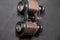 Antique binoculars for historical movie props