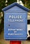 Antique Blue Box Police Telephone