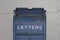 Antique Blue Mailbox Letters