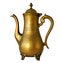 Antique brass coffeepot