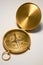 Antique brass compass