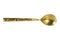 Antique brass spoon