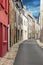 Antique Breton village lane