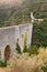 Antique bridge aqueduct in Sploleto, Italy