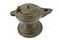 Antique bronze oil lamp