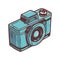 Antique camera symbolizes creativity