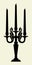 Antique Candelabrum Vector 01