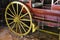 Antique Carriage in Barn at Shasta State Historic Park near Redding, California